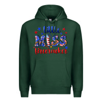 Sports Green little miss firecracker Premium Hoodie - NancyCooperArtShop