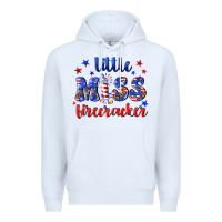 White little miss firecracker Premium Hoodie - NancyCooperArtShop