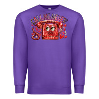 Purple call me never Premium Sweatshirt - RacoonDesign