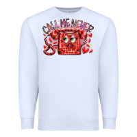 White call me never Premium Sweatshirt - RacoonDesign