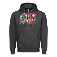 Charcoal Heather i believe in santa paws Zipper Hoodie - Zillion Design Studio