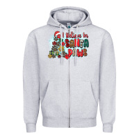 Heather Grey i believe in santa paws Zipper Hoodie - Zillion Design Studio