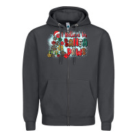 Smoke i believe in santa paws Zipper Hoodie - Zillion Design Studio