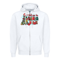 White i believe in santa paws Zipper Hoodie - Zillion Design Studio
