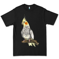 Black Cocktail Parrot Premium Tee - LillyAllenDesigns