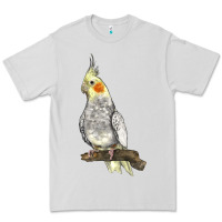 Dove Grey Cocktail Parrot Premium Tee - LillyAllenDesigns