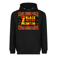Black Black History Month Heavyweight Hoodie - Zillion Design Studio