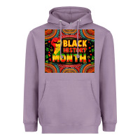 Lavender Black History Month Heavyweight Hoodie - Zillion Design Studio