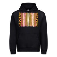Black XOXO Brushstrokes Valentines Day Urban Hoodie - Jasminsmagicworld