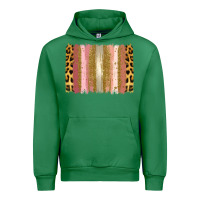 Emerald XOXO Brushstrokes Valentines Day Urban Hoodie - Jasminsmagicworld