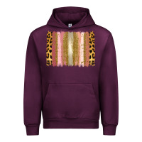 Mauve Wine XOXO Brushstrokes Valentines Day Urban Hoodie - Jasminsmagicworld
