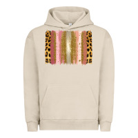 Pigment French Oak XOXO Brushstrokes Valentines Day Urban Hoodie - Jasminsmagicworld