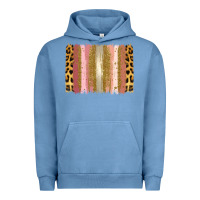 Pigment Pebble Blue XOXO Brushstrokes Valentines Day Urban Hoodie - Jasminsmagicworld