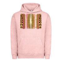 Pigment Salmon XOXO Brushstrokes Valentines Day Urban Hoodie - Jasminsmagicworld