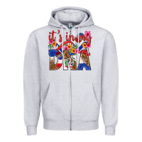 Heather Grey its in my dna dominican republic Zipper Hoodie - texasbilliewilder