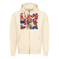 Sandshell its in my dna dominican republic Zipper Hoodie - texasbilliewilder