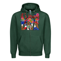 Sports Green its in my dna dominican republic Zipper Hoodie - texasbilliewilder