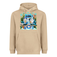 Mushroom snowman gnome truck Heavyweight Hoodie - texasbilliewilder