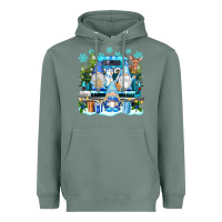 Sage snowman gnome truck Heavyweight Hoodie - texasbilliewilder