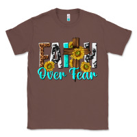 Chestnut faith over fear Classic Tee - texasbilliewilder