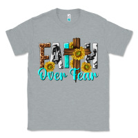 Heather Grey faith over fear Classic Tee - texasbilliewilder
