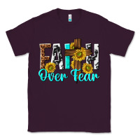 Plum faith over fear Classic Tee - texasbilliewilder