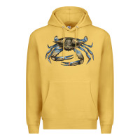 Antique Gold Crab Premium Hoodie - LillyAllenDesigns