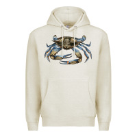 Oatmeal Heather Crab Premium Hoodie - LillyAllenDesigns