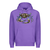 Purple Crab Premium Hoodie - LillyAllenDesigns