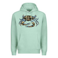 Seafoam Crab Premium Hoodie - LillyAllenDesigns