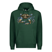 Sports Green Crab Premium Hoodie - LillyAllenDesigns