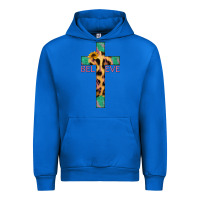 Cobalt Believe Cross Urban Hoodie - Jasminsmagicworld
