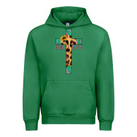 Emerald Believe Cross Urban Hoodie - Jasminsmagicworld