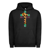 Pigment Black Believe Cross Urban Hoodie - Jasminsmagicworld