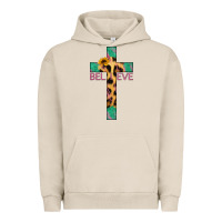 Pigment French Oak Believe Cross Urban Hoodie - Jasminsmagicworld