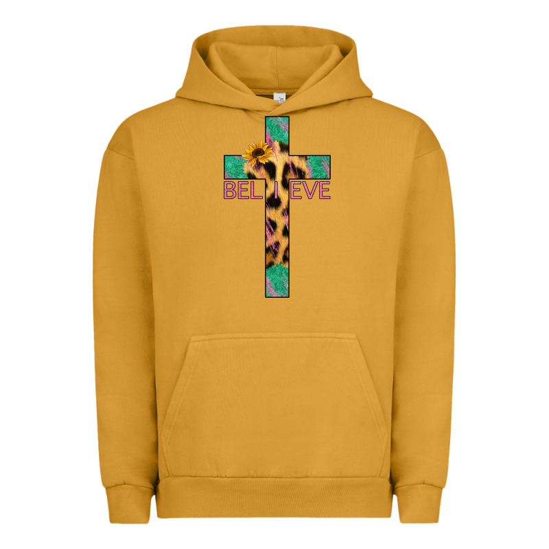 Believe Cross Urban Hoodie by Jasminsmagicworld | Teevron