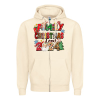 Sandshell family christmas crew 2024 Zipper Hoodie - Zillion Design Studio