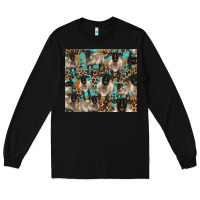 Black Suffolk sheeps Long Sleeve Tee - BarkalooDesign