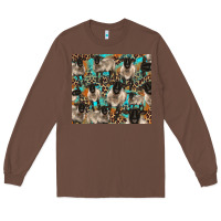 Chestnut Suffolk sheeps Long Sleeve Tee - BarkalooDesign