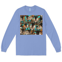 Colony Blue Suffolk sheeps Long Sleeve Tee - BarkalooDesign