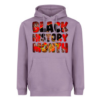 Lavender Black history month juneteenth Heavyweight Hoodie - Zillion Design Studio