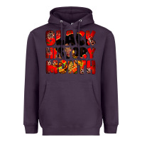 Plum Black history month juneteenth Heavyweight Hoodie - Zillion Design Studio