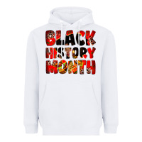 White Black history month juneteenth Heavyweight Hoodie - Zillion Design Studio
