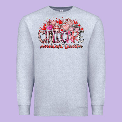 Childcare Assistant Director Premium Sweatshirt Designed By Racoondesign