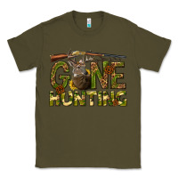 Army Green gone hunting western Classic Tee - texasbilliewilder