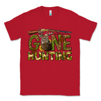Red gone hunting western Classic Tee - texasbilliewilder