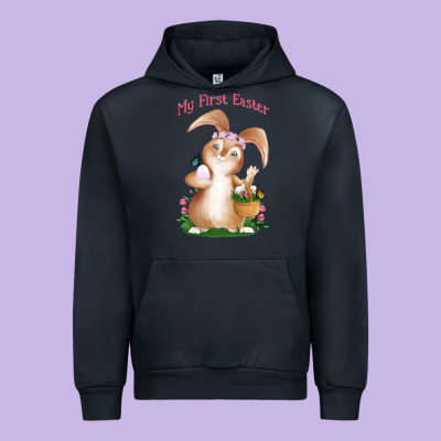Babies First Easter Girls Urban Hoodie Designed By Jasminsmagicworld