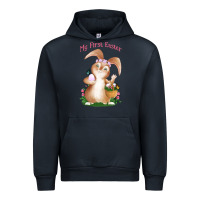 Navy Babies First Easter Girls Urban Hoodie - Jasminsmagicworld