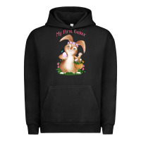 Pigment Black Babies First Easter Girls Urban Hoodie - Jasminsmagicworld