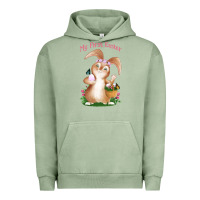 Pigment Oil Green Babies First Easter Girls Urban Hoodie - Jasminsmagicworld